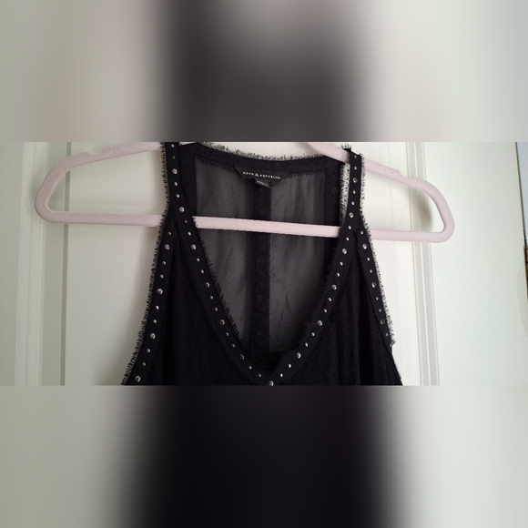 Rock & república womens tank top size small lighweight gothcore whymsygoth boho - Picture 3 of 7